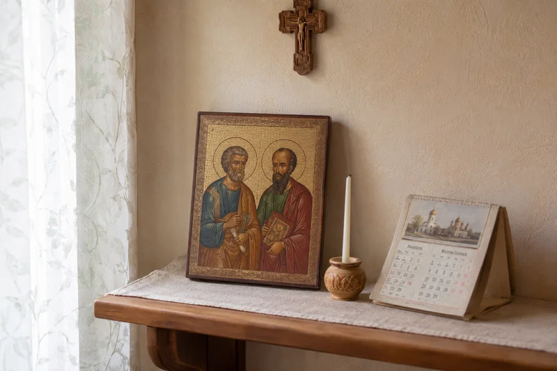 Икона апостолов Петра и Павла и церковный календарь — что нельзя делать в Петров пост