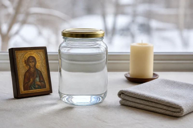 Закрытая банка воды, икона и полотенце — частые вопросы о Крещении